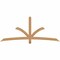 Ekena Millwork Davenport Timber Gable Bracket, Western Red Cedar, 84"W x 35"H x 1 1/2"D x 3 1/2"F, 10/12 Pitch GBW084X35X0204DAV00SWR - alternate 1